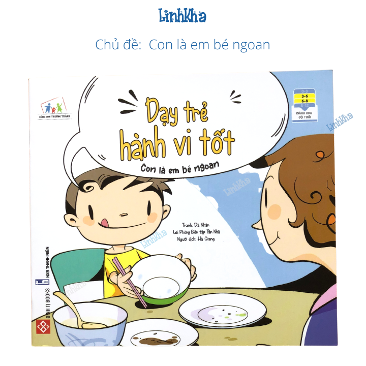 Sách Dạy Trẻ Hành Vi Tốt Cho Bé 3-8 Tuổi Bồi Dưỡng Đạo Đức - Bộ 7 Cuốn - Đinh Tị