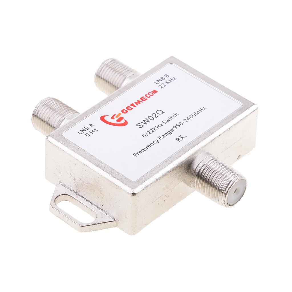 2X 2x1 LNB Multi FTA Switch 0/22KHz LNBF