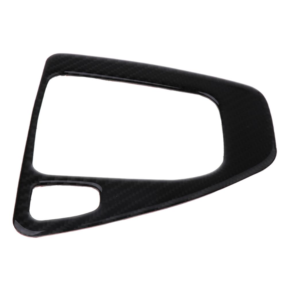 Car Gear Shift Surround Frame Cover Carbon Fiber