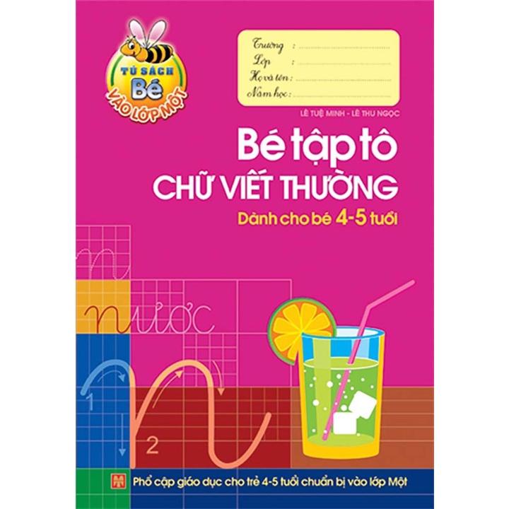 Sách: Chuẩn Bị Cho Bé Vào Lớp 1 - Dành Cho 4 - 5 Tuổi ( Túi 6 Cuốn)