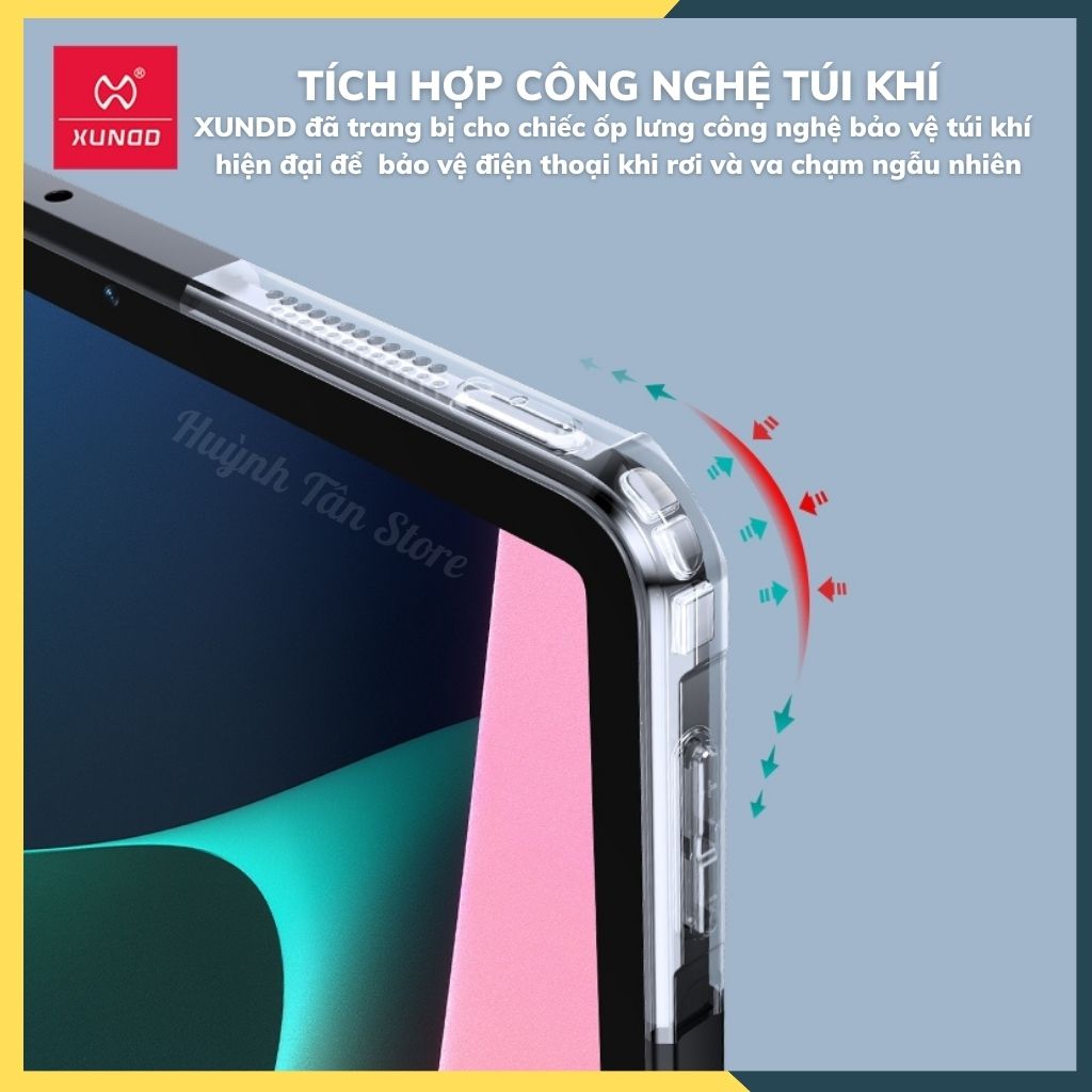 Ốp lưng chống sốc XUNDD cho mi pad 5 , 5 pro bảo vệ camera - hàng nhập khẩu