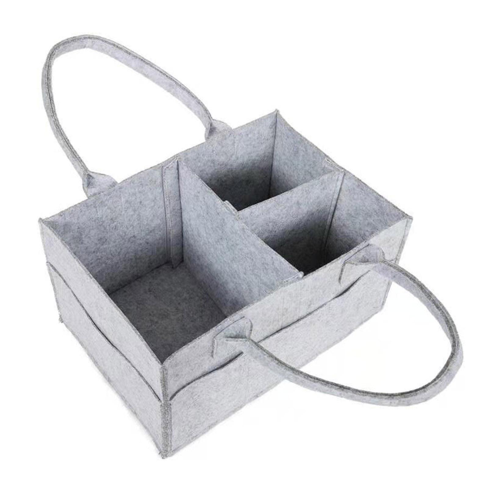 Túi đựng đồ em bé bằng vải nỉ, có thể gấp gọn tiện mang du lịch