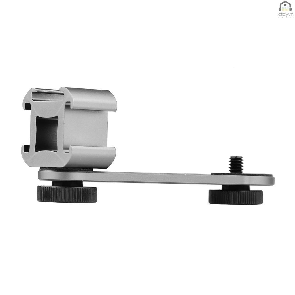 Thanh mở rộng gắn đế ba chân với ren 1/4 Inch & 3/8 Inch cho tay cầm chống rung máy ảnh
