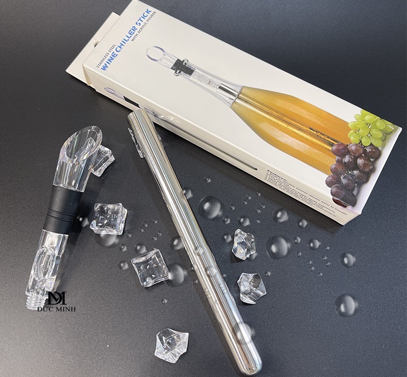 Dụng cụ làm lạnh kèm vòi rót rượu vang SUNWAY