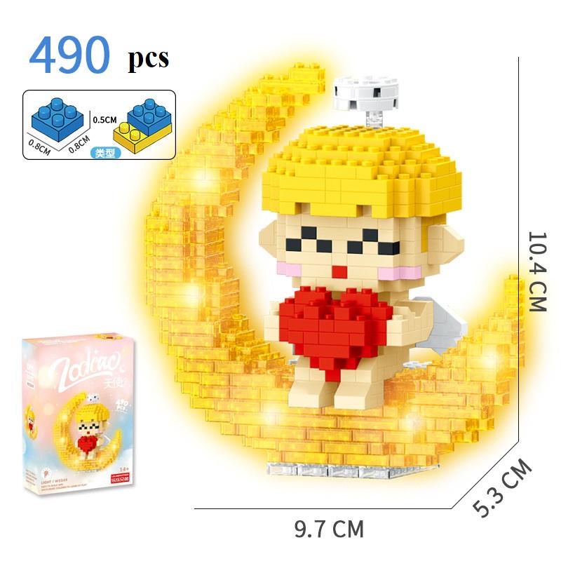 Đồ chơi lắp ráp mini 3D - 12 cung hoàng đạo