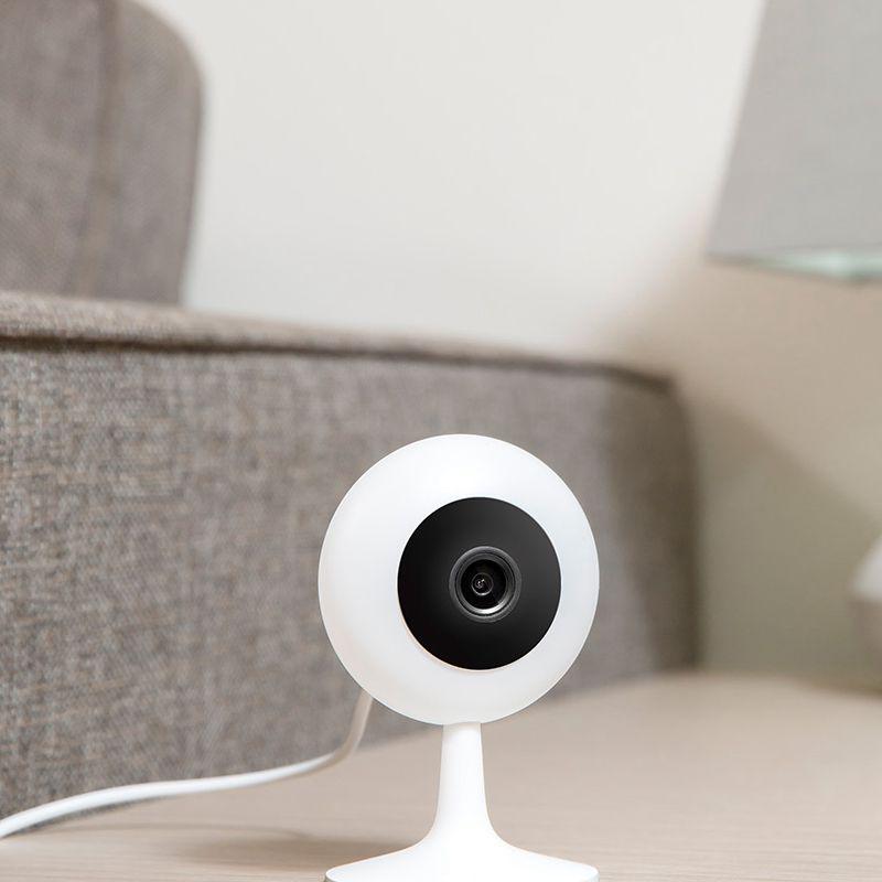 Youpin Smart Webcam Phiên bản phổ biến 110° 1080P HD Tầm nhìn ban đêm Webcam Wifi IP Home Cam để hoạt động với ứng dụng Mijia Màu sắc: trắng Ổ cắm đa năng