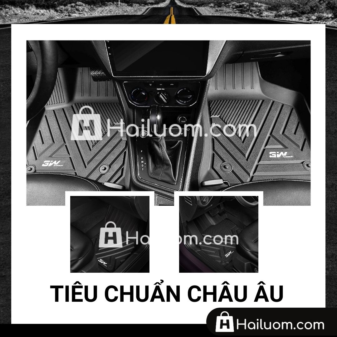 Thảm lót sàn ô tô Volkswagen Tiguan  - Thảm lót sàn ô tô 3W Nhựa TPE Đúc Khuôn Cao Cấp