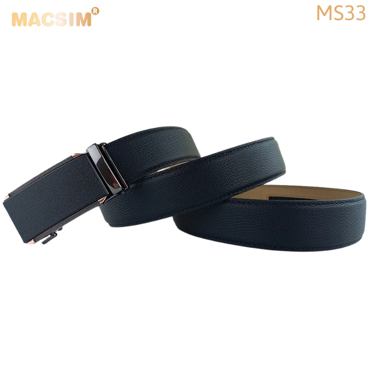 Thắt lưng nam da thật cao cấp nhãn hiệu Macsim MS33