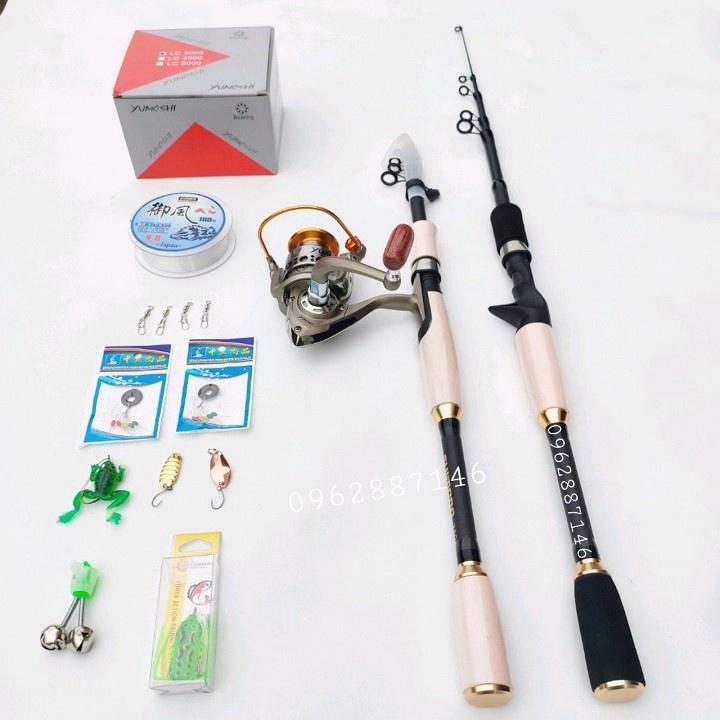 (sale) bộ cần câu lure shimano rút catbon siêu khỏe | uy tín chất lượng