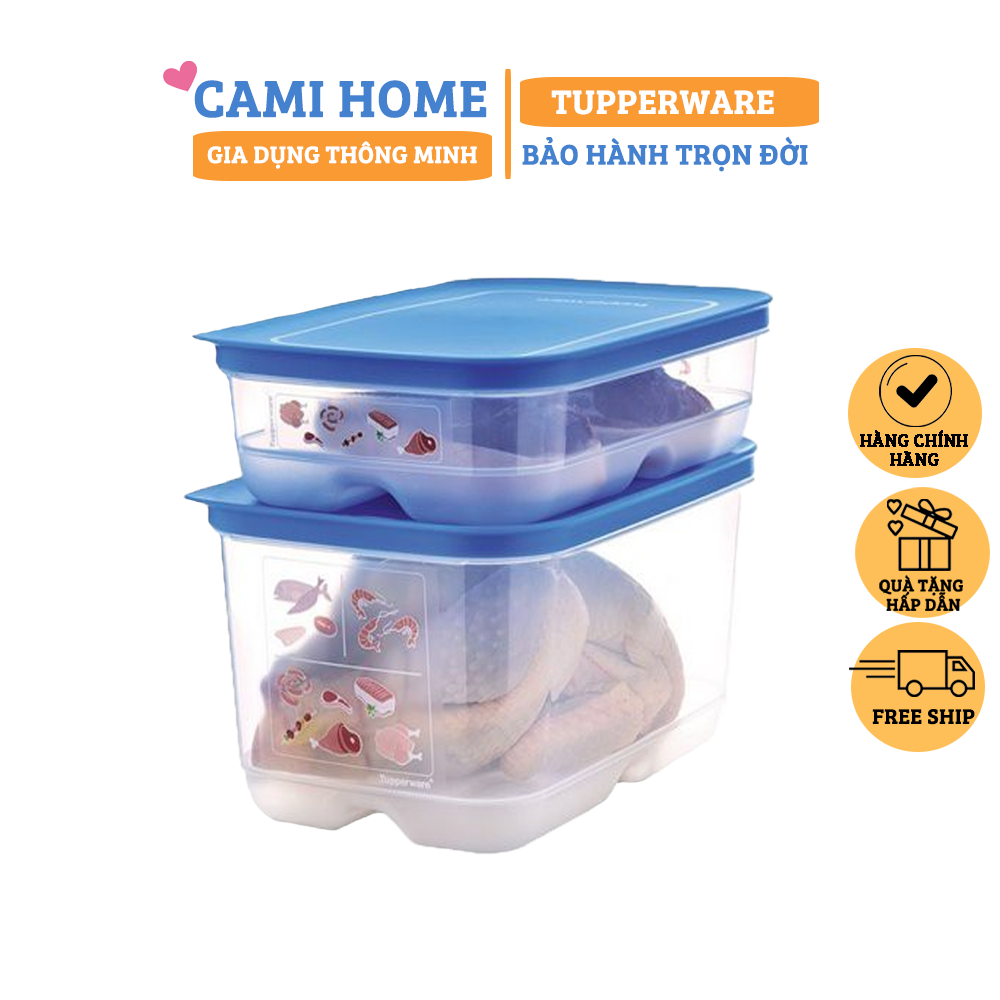 Bộ Hộp Đông Mềm Cool Mate Tupperware, Hộp Trữ Mát Thực Phẩm Tươi Sống