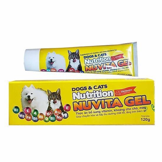 Đạm dinh dưỡng cho chó mèo danng gel Nuvita xudapet01NUVITA