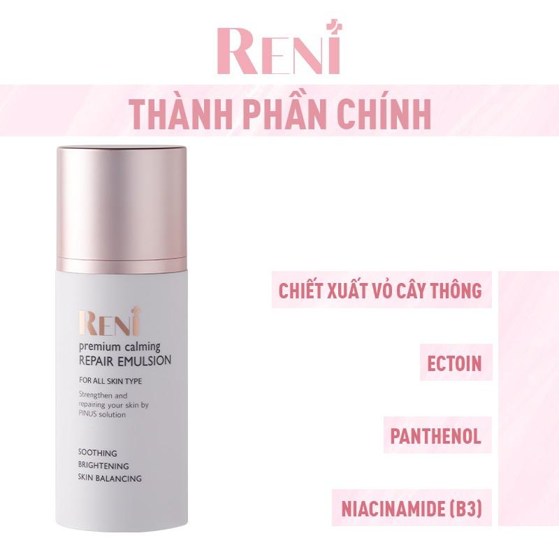 Sữa dưỡng phục hồi tái tạo làn da Reni Premium Calming Repair Emulsion