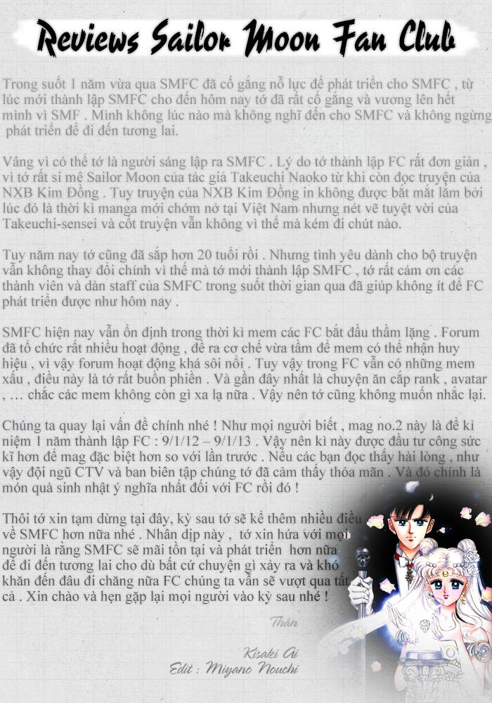 tạp chí thủy thủy mặt trăng chapter 2 3