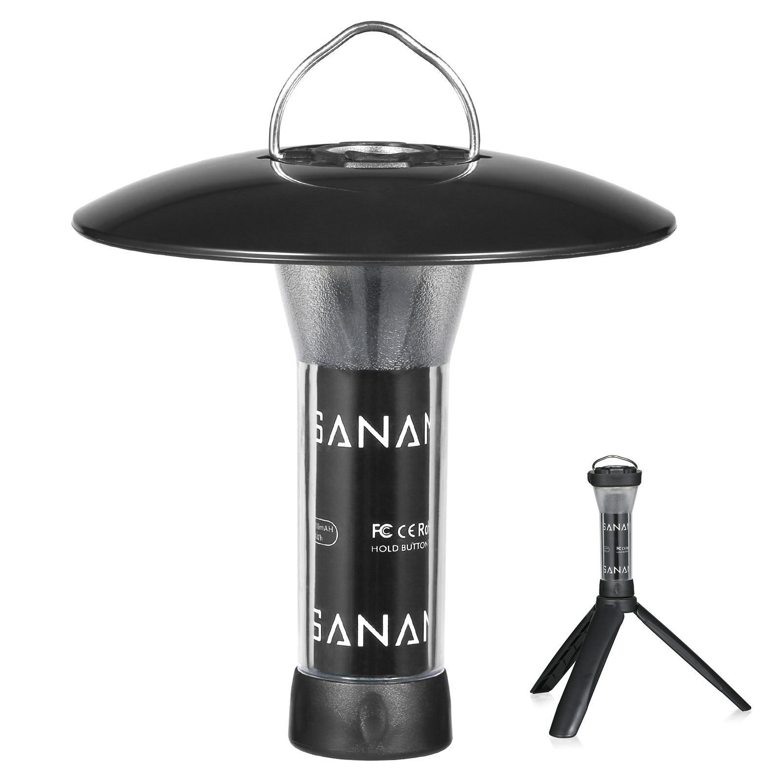 YSANAM USB Rechargeable Flashlight Waterproof Camping Tent Light Magnetic Work Light with Tripod for Outdoor Camping Emergency