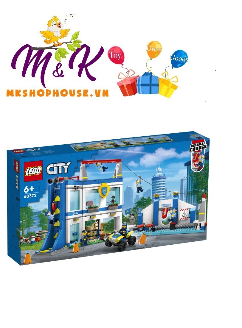 LEGO City 60372 Học Viện Đào Tạo Cảnh Sát (823 Chi Tiết)