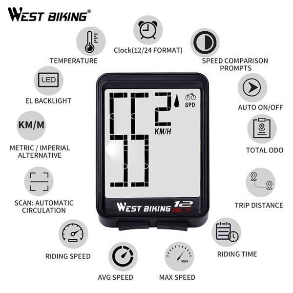 Đồng hồ West Biking 12WLS