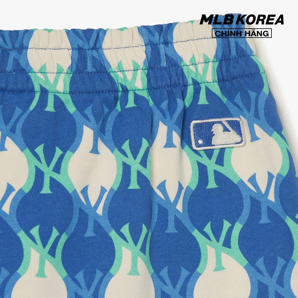 MLB - Quần shorts unisex ống rộng Argyle Monogram Pattern 5 3ASPM0333