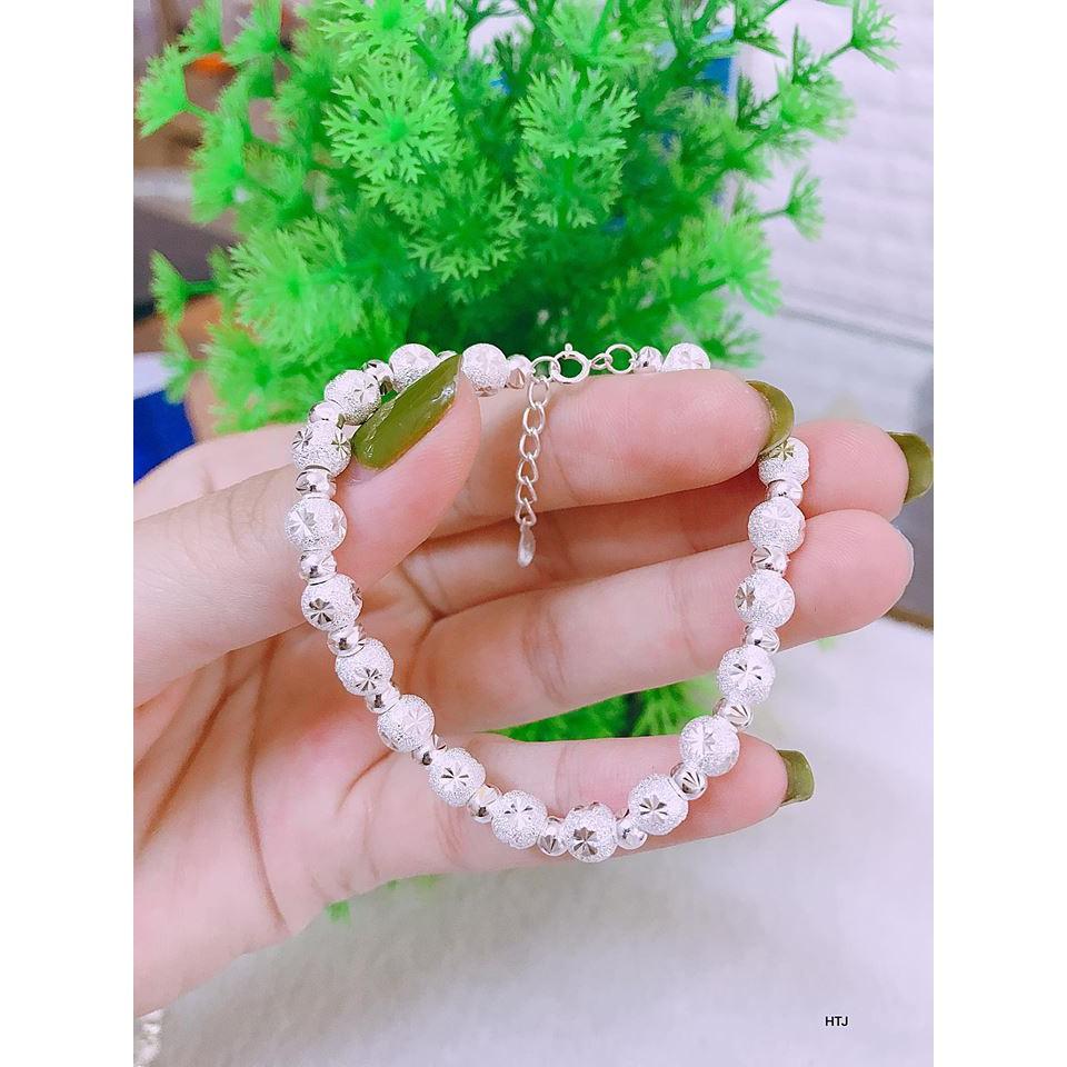 LẮC TAY BI CÁT BẠC ĐẸP CHO NỮ- LẮC TAY NỮ