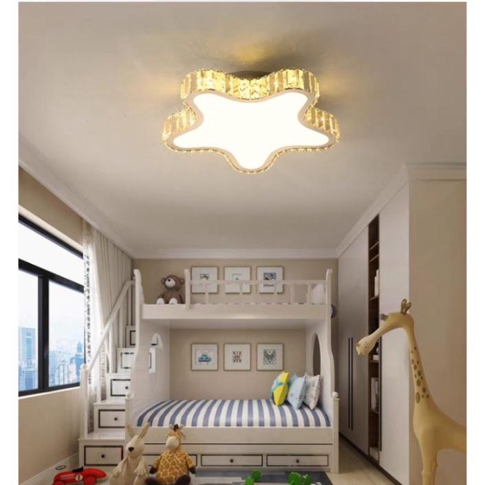 MKPL029 - Đèn mâm áp trần phale chuẩn K9, đèn trần phòng ngủ DT