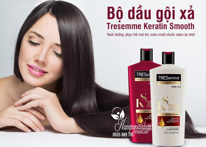 Dầu gội chuyên nghiệp TRESemme dành cho tóc nhuộm 650ml - USA