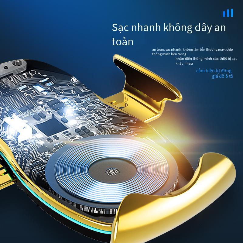 Khuyến mãi G8 sạc không dây ô tô hút từ tính ô tô sạc nhanh không dây 15W giá đỡ điện thoại di động trên ô tô sạc không dây cảm ứng thông minh