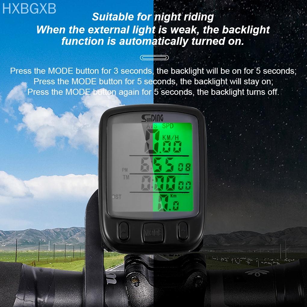 Bike Speedometer Digital Display Bicycle Riding Odometer Portable Backlight Cycling Speedometer