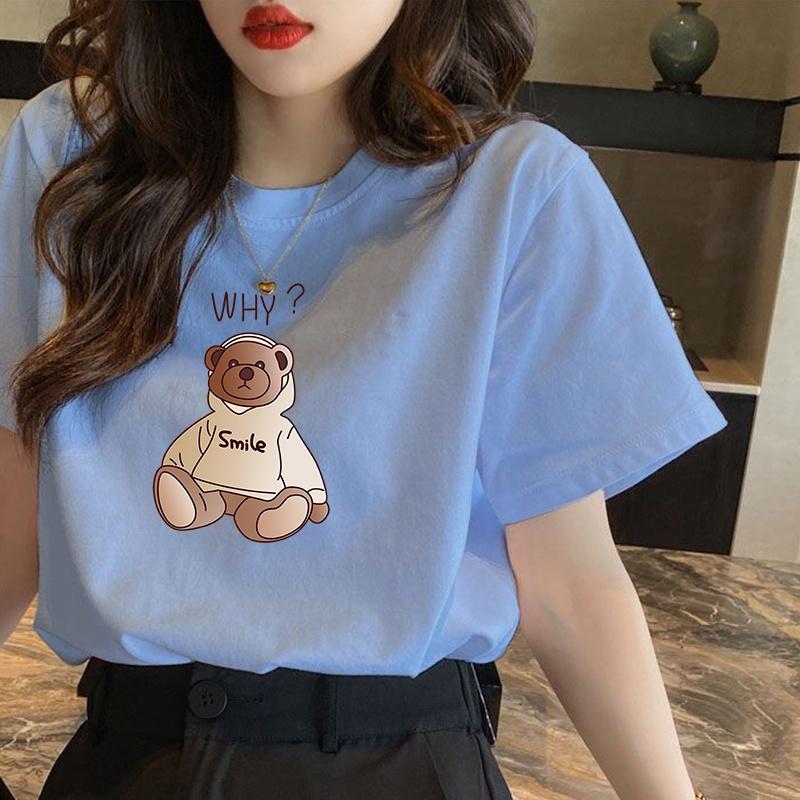 Áo thun nữ tay ngắn chất cotton mềm mịn thoáng mát mẫu mới hot hit T029