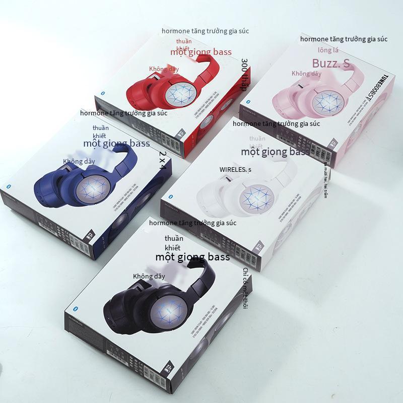 Phong cách mới nhất bùng nổ bass nặng thể thao thể thao điện tử trò chơi âm nhạc phát sáng thẻ không dây tai nghe Tai nghe Bluetooth