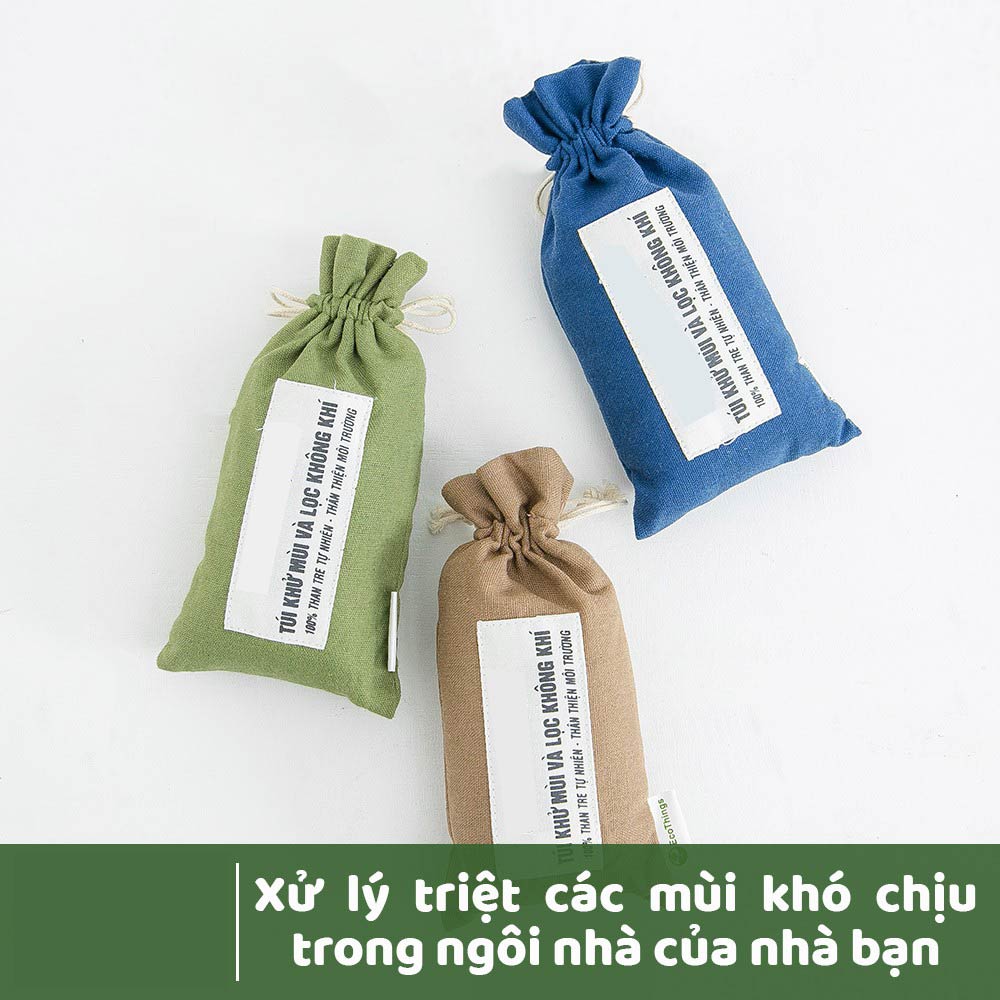 Túi Than Hoạt Tính Diệt Khuẩn Khử Mùi Lọc Không Khí Cho Phòng Khách, Ngủ, Nhà Vệ Sinh...