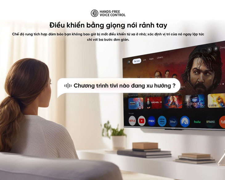 Smart Tivi Coocaa 65Y73 Pro 4K QLED 65 inch - Hàng chính hãng