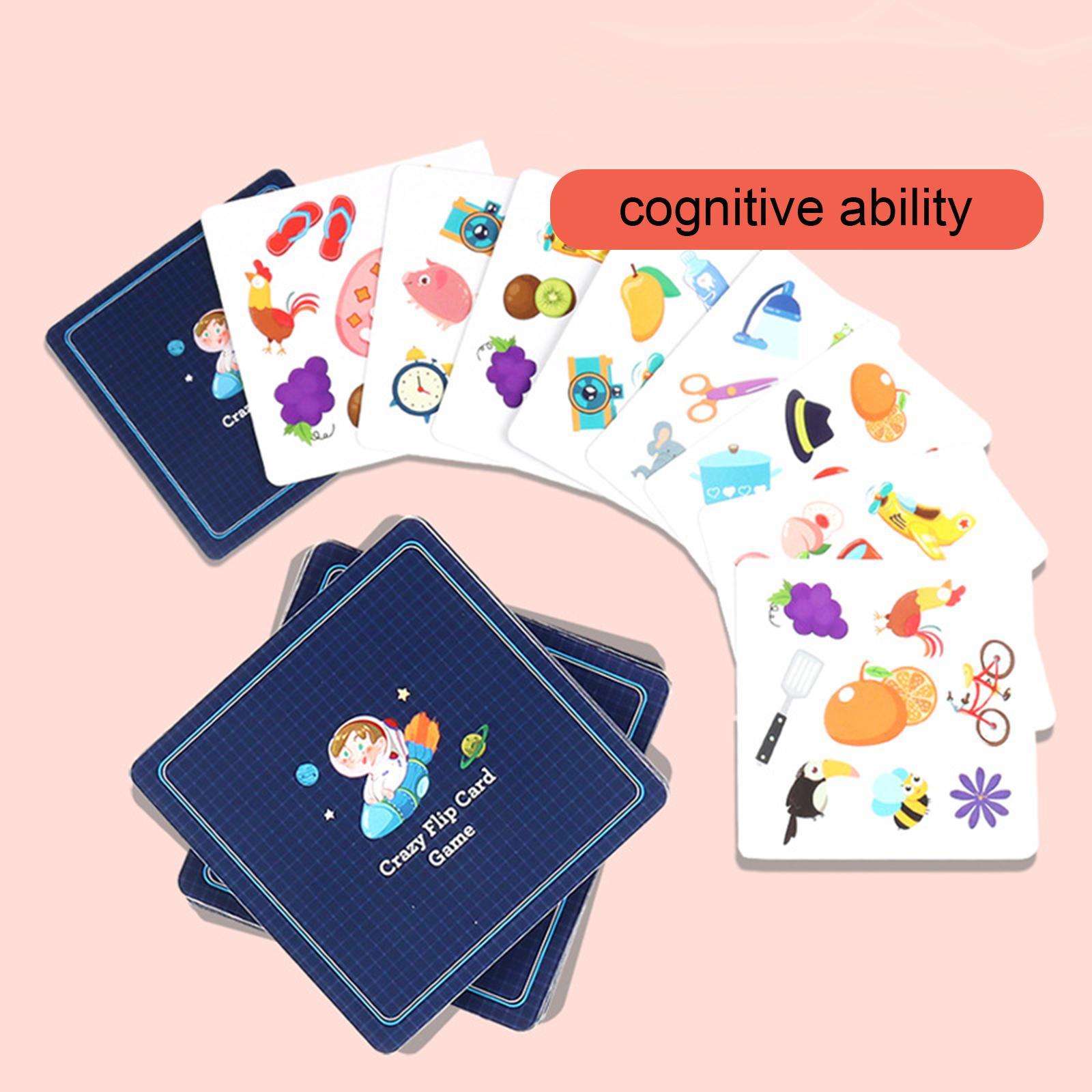 Animals Matching Blocks Color Cognition Memory Matching Card Games for Memory