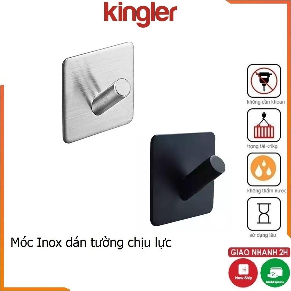 Móc Treo Đồ Tiện Dụng, Gá Treo Đồ Dùng Cá Nhân Nhỏ Gọn, Móc Treo Quần Áo Inox Chắc Chắn, Móc Dán Tường Chịu Lực. Kingler 2009