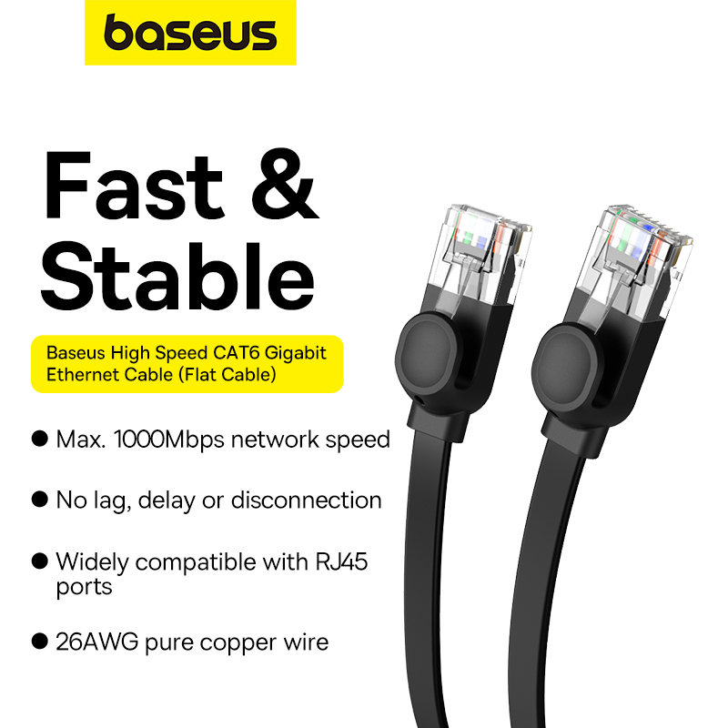 Cáp Mạng Lan 2 Đầu Baseus High Speed CAT6 Gigabit Ethernet Cable