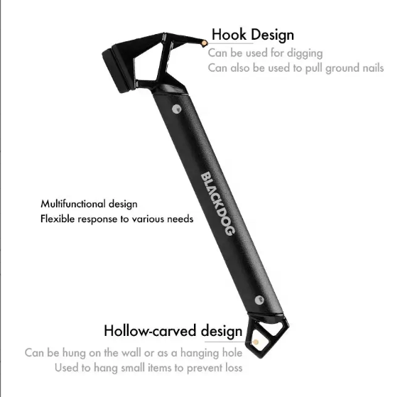 Búa thép cắm trại đa năng Blackdog BD-LYC002