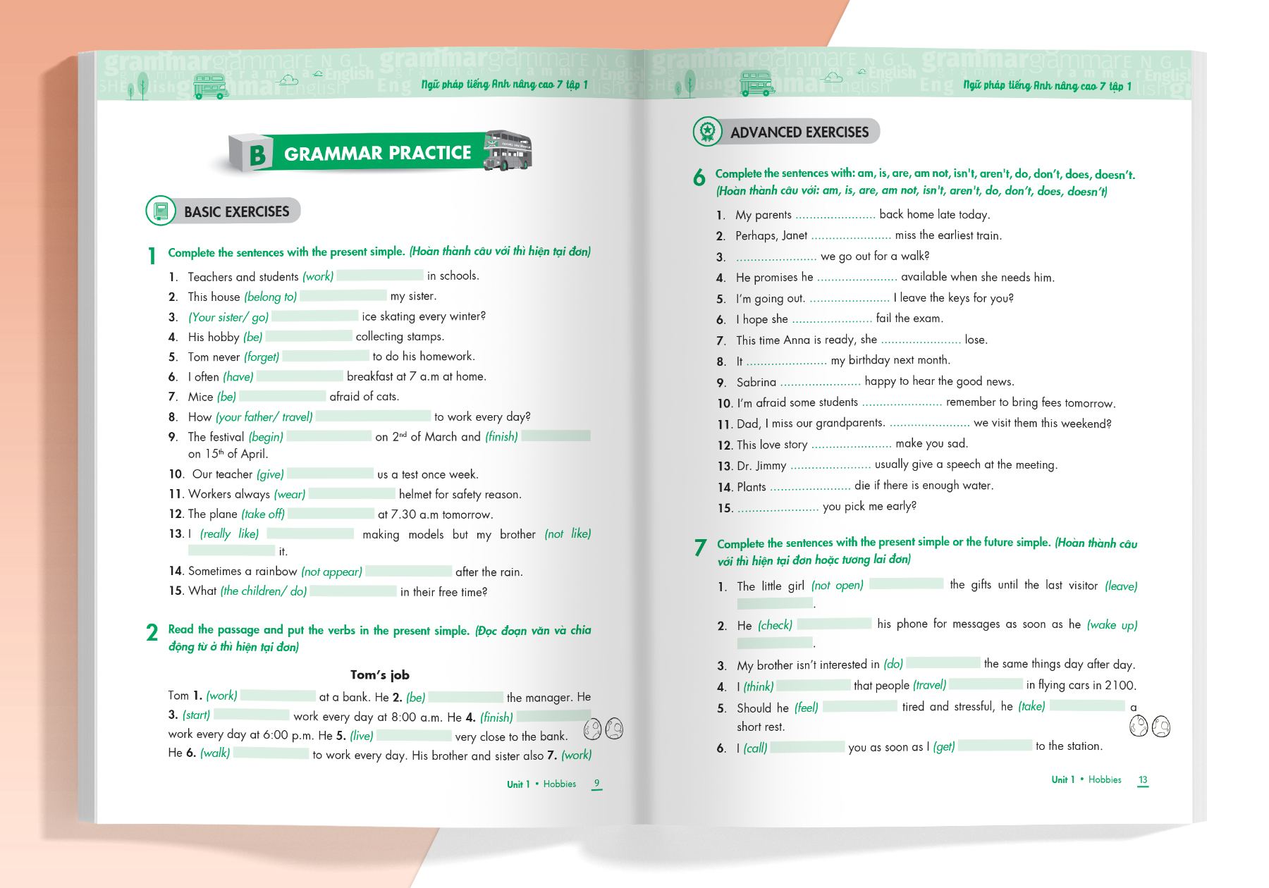 Ngữ Pháp Tiếng Anh Nâng Cao 7 - Tập 1