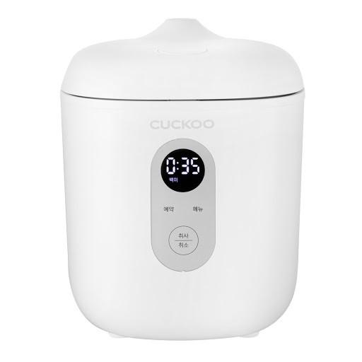 Nồi Cơm Điện Mini Cho 1 Người, Nồi Cơm Điện Nhỏ Cuckoo Marshmallow CR-0255MW, Dung Tích 0.35L, Nội Địa Hàn