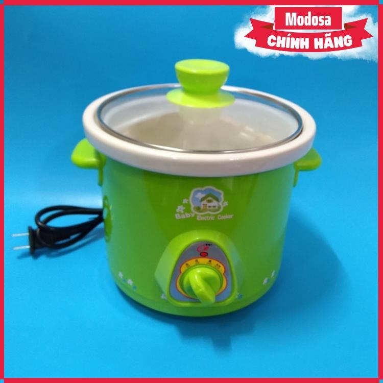 Nồi Hầm Cháo Chậm Modosa Dung Tích 1.5L Đa Năng - Hàng Chính Hãng