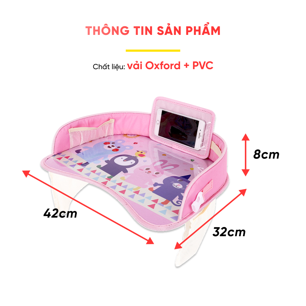 Bàn nhỏ cho em bé trên xe ô tô, bàn mini cho bé trai bé gái