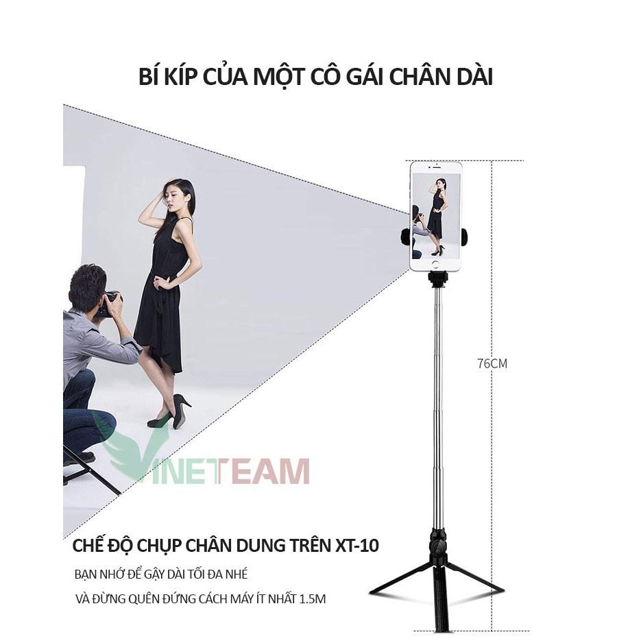 Gậy Tự Sướng XT-10 Kéo Dài Có Chân Đứng Kèm Điều Khiền Đa Năng 3 Trong 1 -dc3311