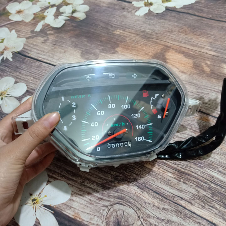 Đồng hồ cơ, đồng hồ tốc độ xe wave alpha, wave zx, wave thái 110 đời 2002 có Báo tốc độ di chuyển của xe bằng đồng hồ kim A1091