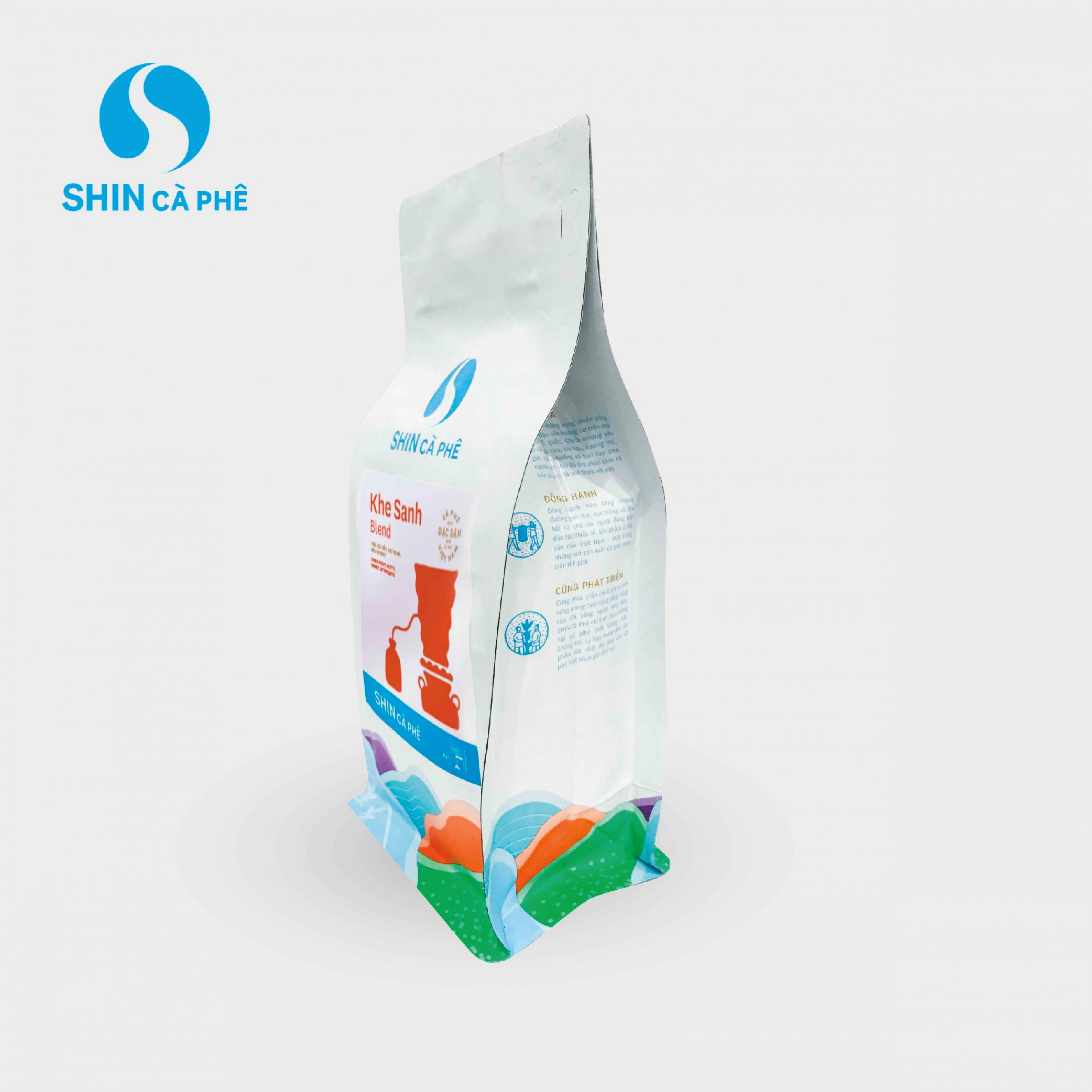 SHIN Cà Phê - Khe Sanh Blend 250g Hạt -Cà Phê Đặc Sản Pha Máy