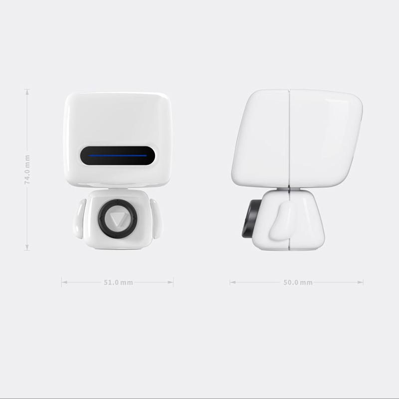 Creative Robot Phim hoạt hình Bluetooth Loa di động ngoài trời không dây Mini Thép nhỏ âm thanh