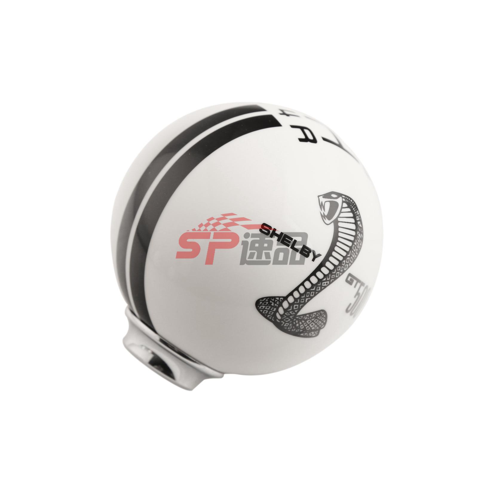 Giao hàng nhanh xe đa năng sửa đổi với cần số tay cần số Mustang 5 bánh răng đầu bánh răng tay cầm bánh răng tròn bằng nhựa