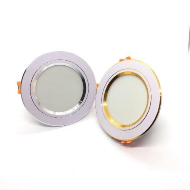 Đèn âm trần đèn downlight đèn mắt trâu 7w màu ánh sáng