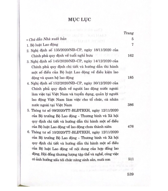 Sách Bộ Luật Lao Động Năm 2019 Và Văn Bản Hướng Dẫn Thi Hành - NXB Chính Trị Quốc Gia Sự Thật