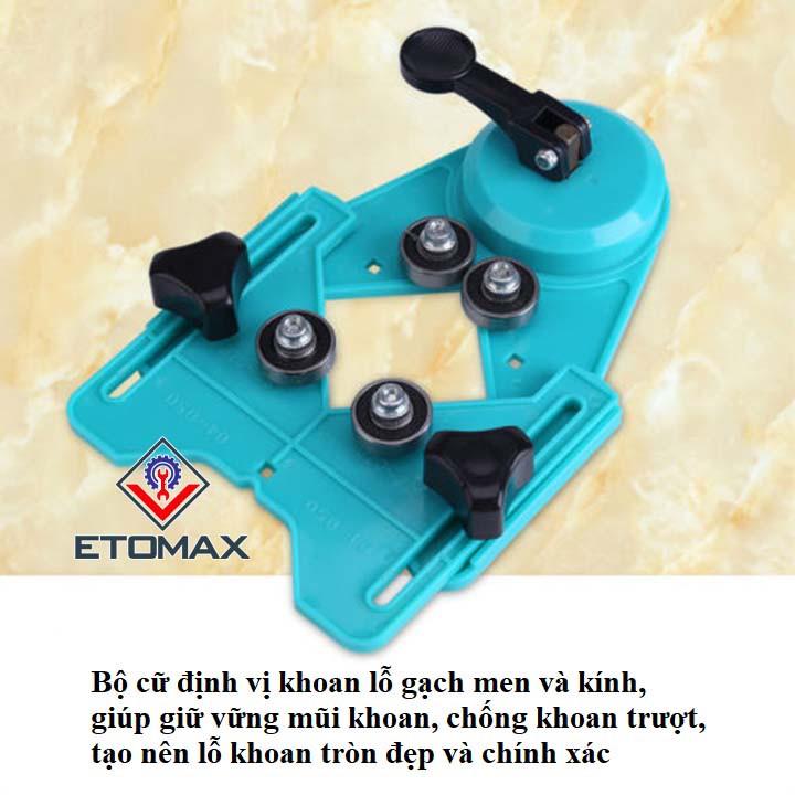 Bộ cữ định vị lỗ khoan trên gạch men, kính