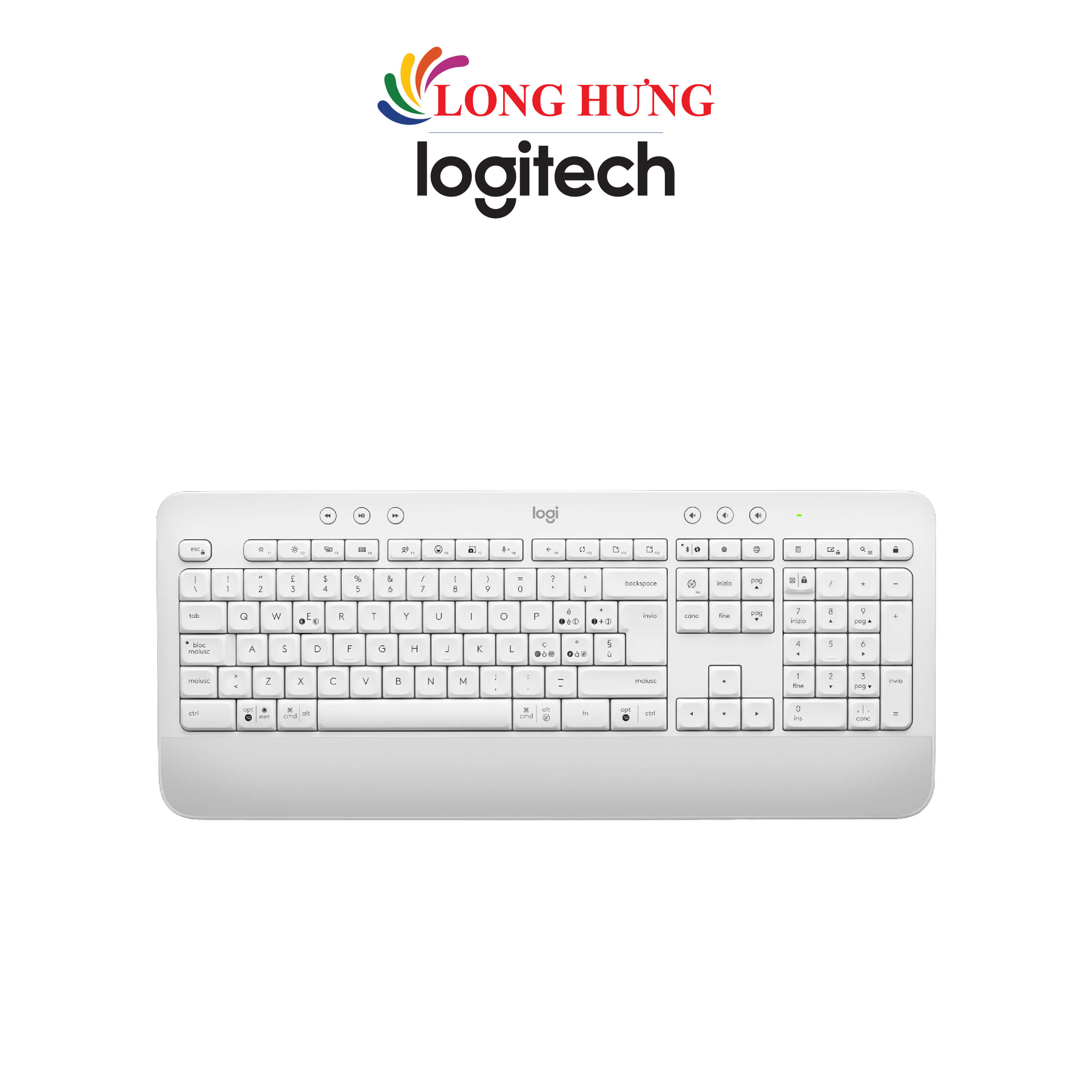 Bàn phím không dây Bluetooth Logitech K650 Signature - Hàng chính hãng