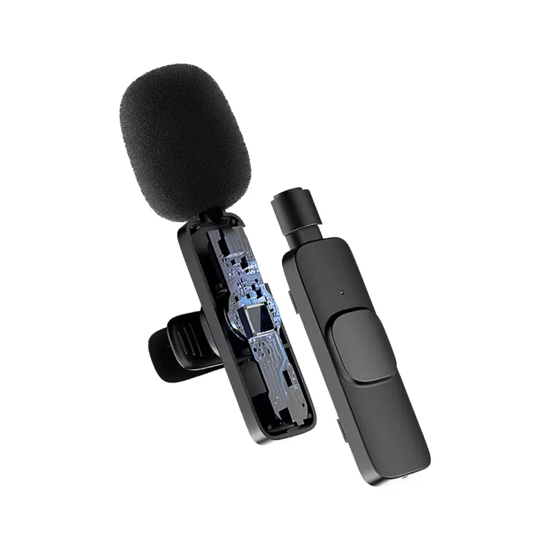 BỘ MICROPHONE K8-1 + TYPE-C KẸP ÁO SỬ DỤNG ĐỂ PHỎNG VẤN-HT