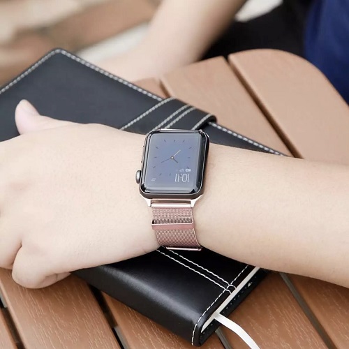 Dây đồng hồ Apple Watch, Dây Mloop lưới thép không gỉ cho Apple Watch - Khuy cài sang trọng