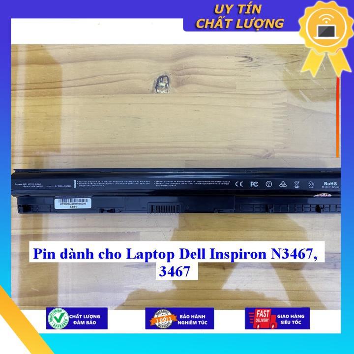 Pin dùng cho Laptop Dell Inspiron N3467 3467 - Hàng Nhập Khẩu  MIBAT764